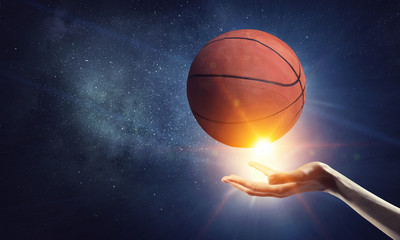 Obraz premium Basketball game concept