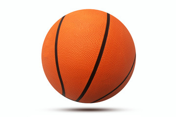 Basketball on white background,sport basketball