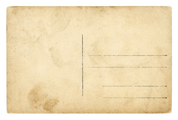 Vintage Postcard - isolated (clipping path included)	