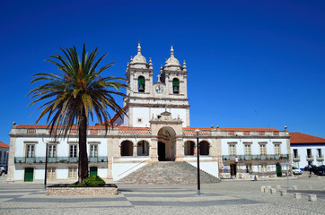 Fototapeta na wymiar Church of Our Lady of Nazare in Portugal