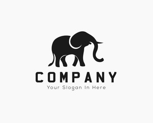 Walking elephant logo design inspiration