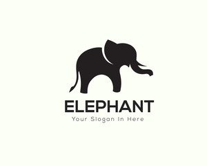 Stand elephant logo design inspiration