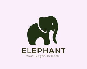Stand elephant logo, icon, symbol design inspiration