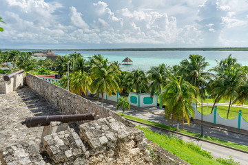 San Felipe fort in Bacalar