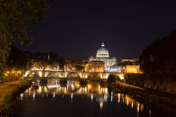 Fototapeta na wymiar Rom bei Nacht
