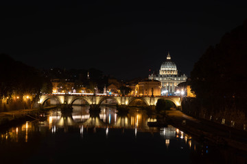 Fototapeta na wymiar Rom bei Nacht
