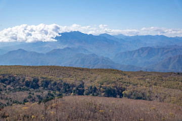 那須 紅葉ゴンドラ 展望台からの眺望