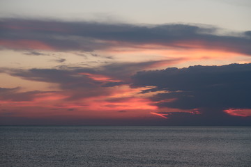 Naklejka premium sunset