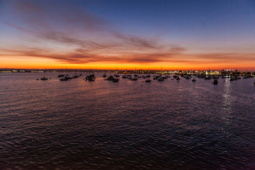 Obraz premium San Diego Bay Sunset