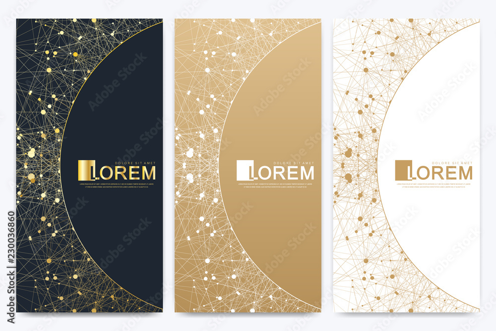 Poster chocolate bar packaging set. trendy luxury product branding template with label pattern for packagin