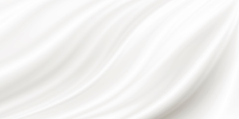 White luxury fabric background with copy space