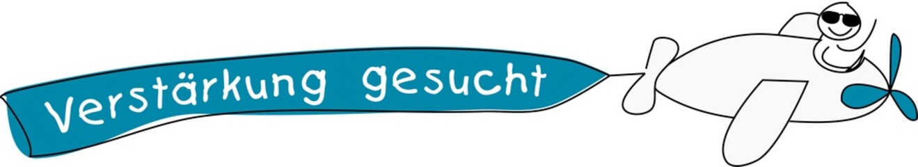 Strichmännchen im Flieger 