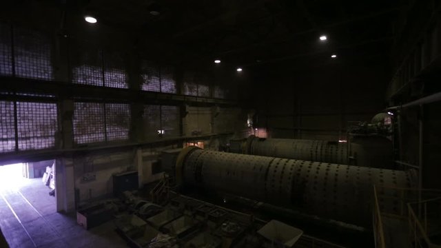 Cement production factory
