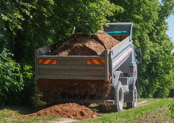 Reconstruction of soil road.