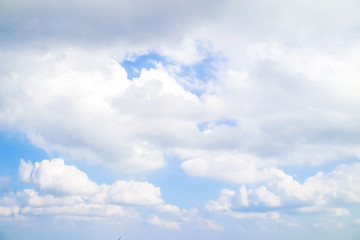 Blue sky background with tiny clouds.Cloudy blue sky abstract background.