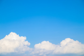 Blue sky background with tiny clouds.Cloudy blue sky abstract background.
