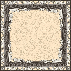 Retro ornate decorative design