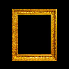 Ornate gold frame