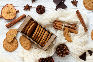 Homemade oatmeal cookies