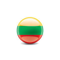 Lithuania flag, vector illustration on a white background.