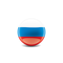 Fototapeta premium Russia flag, vector illustration on a white background