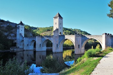 Naklejka premium Paysage à Cahors.