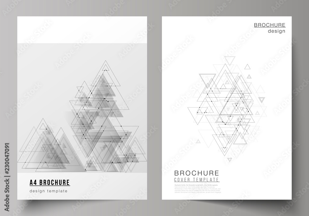 Poster the vector editable layout of a4 format cover mockups design templates for brochure, magazine, flyer