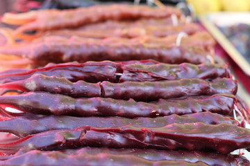 Tasty and sweet Churchkhela