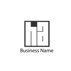 Initial Letter HA Logo Template Design