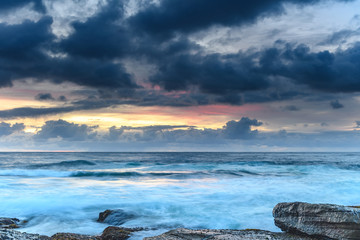 An Atmospheric Sunrise Seascape