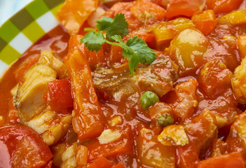 Fish paprikash