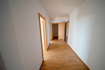 Interior of a modern empty apartment