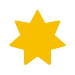 Star Icon. Vector Shape.