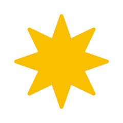 Star Icon. Vector Shape.