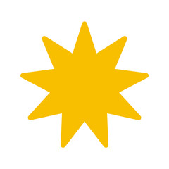 Obraz premium Star Icon. Vector Shape.