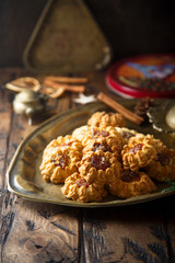 Homemade cookies with jam