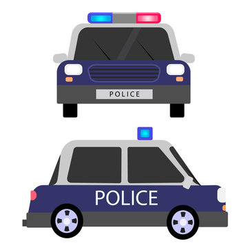 Vector police car