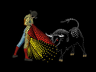 The toreador with a bull