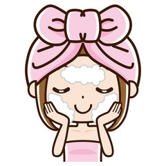 美容　洗顔