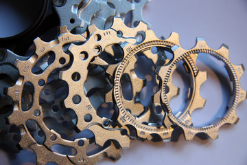 gears on a white background