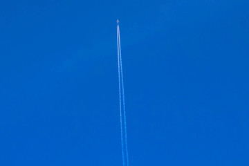 airplane in sky