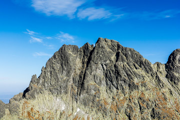 Ganek (Ganok) - Massif of an outstanding peak in the High Tatras in Slovakia. - obrazy, fototapety, plakaty