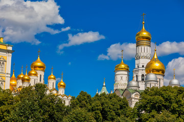 Fototapeta na wymiar Beautiful view of Moscow Kremlin, Russia
