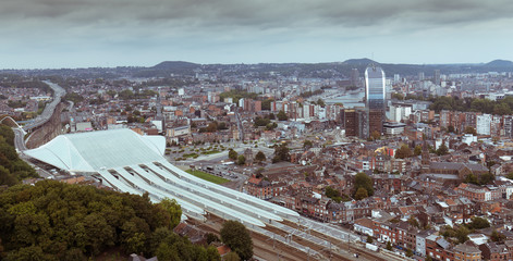 Top view of Liege