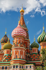 Fototapeta na wymiar The Most Famous Place In Moscow, Saint Basil's Cathedral, Russia