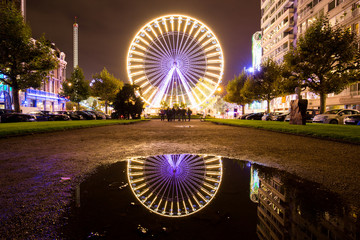 Lights and merry-go-rounds