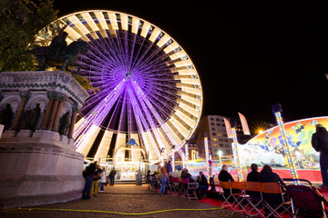 Lights and merry-go-rounds