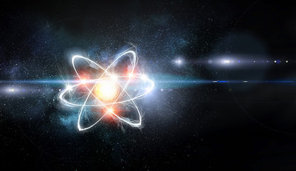 Obraz premium Astronomy concept backdrop