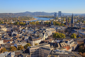 Blick auf Bonn, Deutschland