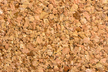 Brown cork board texture, wooden pattern